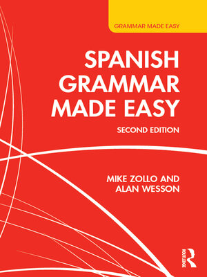 cover image of Spanish Grammar Made Easy